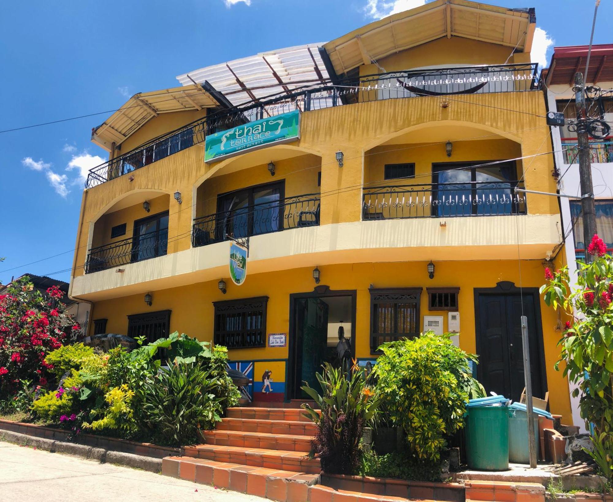 Lake View Hostel Guatapé Eksteriør billede